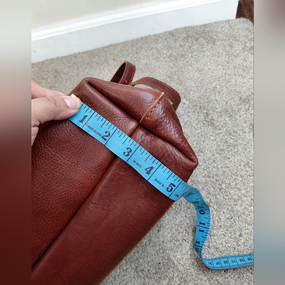 Portland Leather Goods Brown Leather Handbag - Picture 10 of 15
